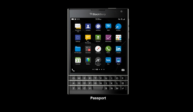 Wir prsentieren Blackberry mit quadratischem Touchscreen