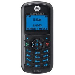 Entfernen Sie Motorola SIM-Lock mit einem Code Motorola C113a